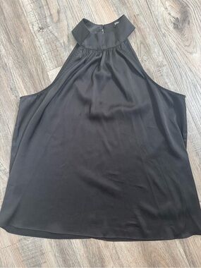 Express halter neck satin shirt